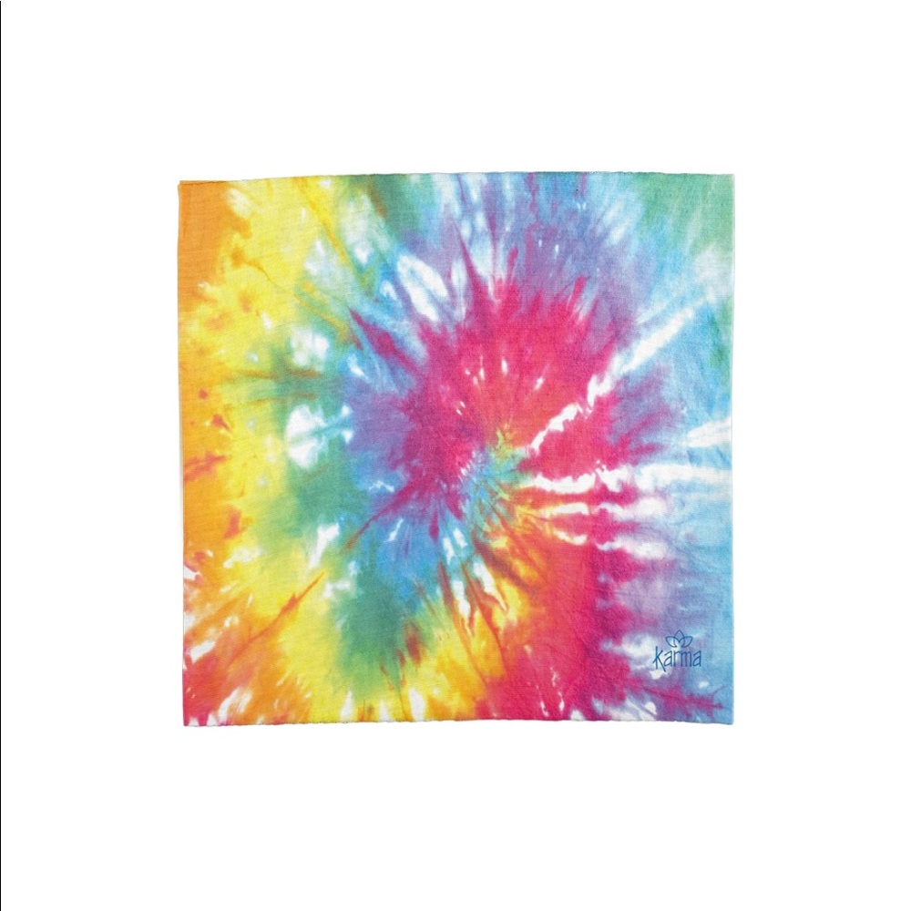 Karma Gifts Half Headband, Multi Color Tie Dye new